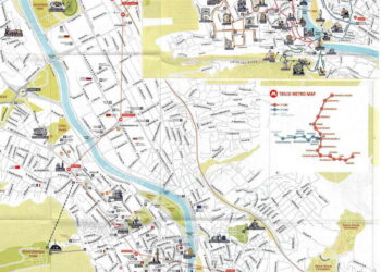 تبليسي خريطة المترو