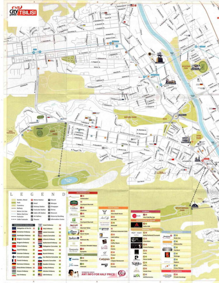 خريطة تبليسي